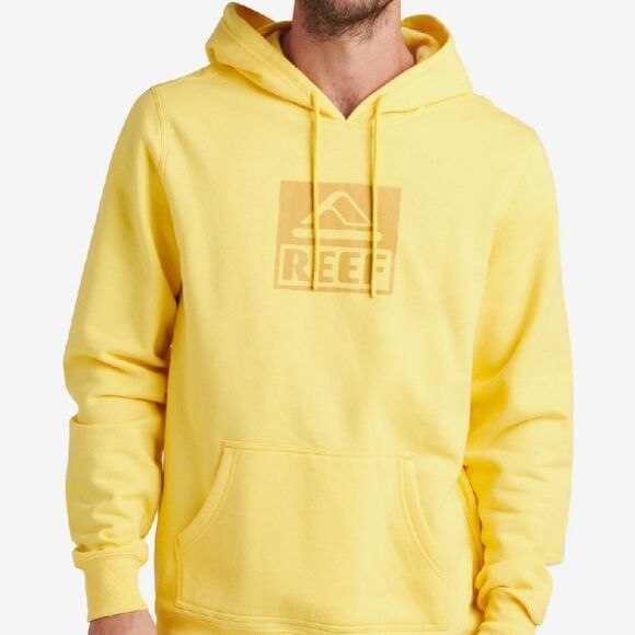 Reef Baseline Pullover Hoodie- Primrose Yellow - Picture 1 of 6